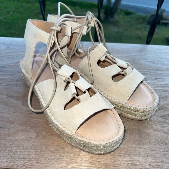 Soludos Women’s Espadrille Sandals. Summer Sedona Ghillies Platform USW Size 7.5 - Picture 2 of 11